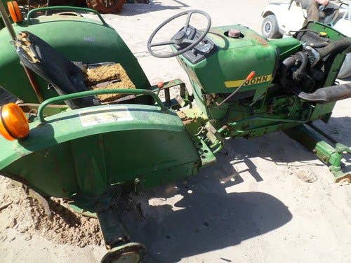 Used John Deere 1050 Tractor parts.