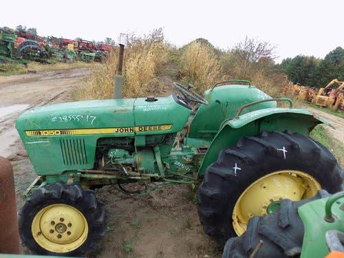 Used John Deere 1050 Tractor parts.
