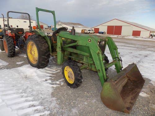 Used John Deere 1050 Tractor parts.