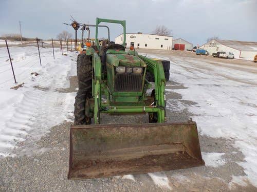 Used John Deere 1050 Tractor parts.