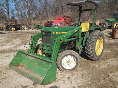 Used John Deere 1050 Tractor parts.