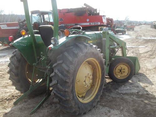 Used John Deere 1050 Tractor parts.
