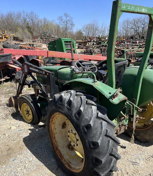 Used John Deere 1050 Tractor parts.