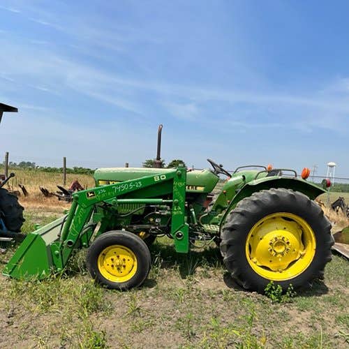 Used John Deere 1050 Tractor parts.
