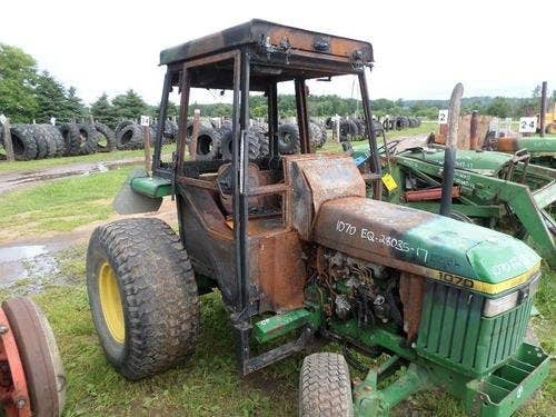 Used John Deere 1070 Tractor parts.