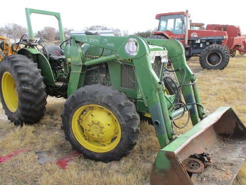 Used John Deere 1450 Tractor parts.