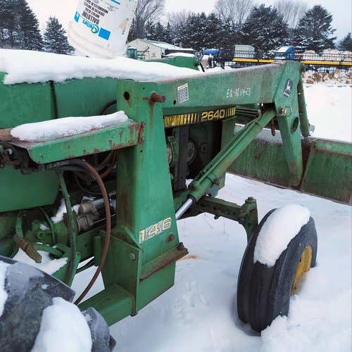 Used John Deere 146 Loader / Backhoe Attachments parts.