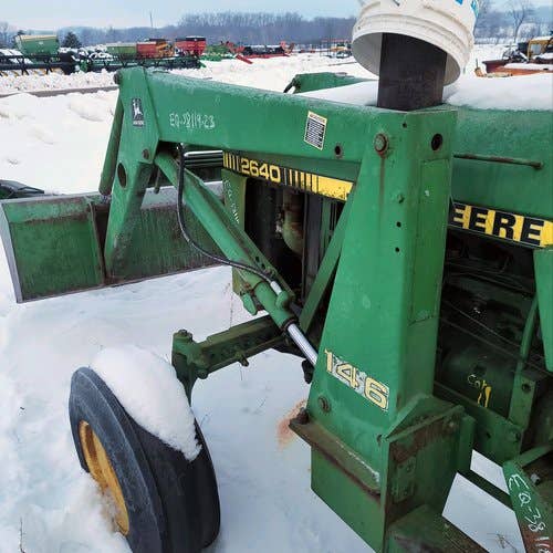 Used John Deere 146 Loader / Backhoe Attachments parts.