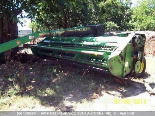 1996 Used John Deere 1600 Hay Cutting parts.