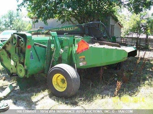 1996 Used John Deere 1600 Hay Cutting parts.