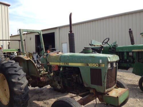 Used John Deere 1650 Tractor parts.