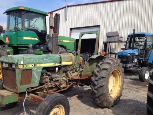 Used John Deere 1650 Tractor parts.
