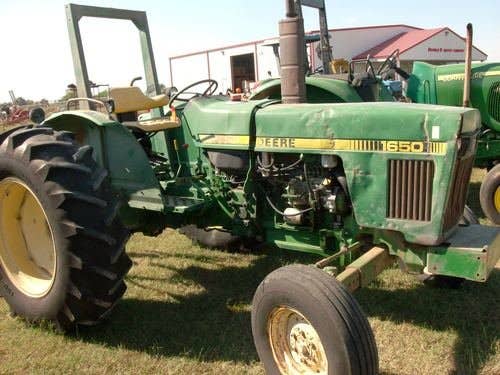 Used John Deere 1650 Tractor parts.