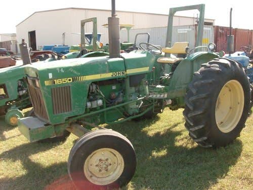 Used John Deere 1650 Tractor parts.