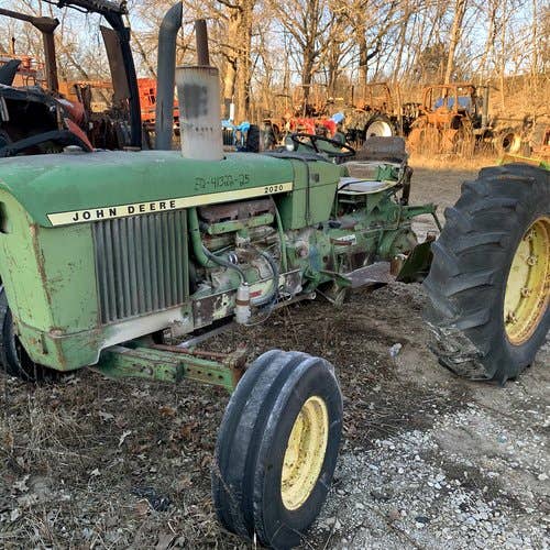 Used John Deere 2020 Tractor parts.