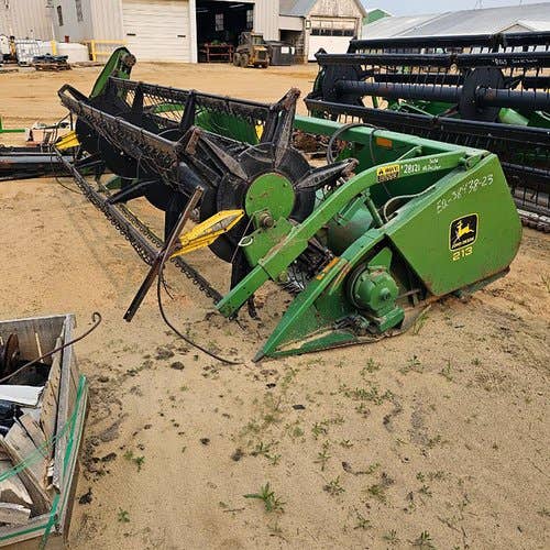 Used John Deere 213 Header parts.