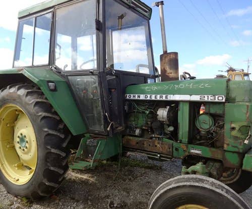 Used John Deere 2130 Tractor parts.