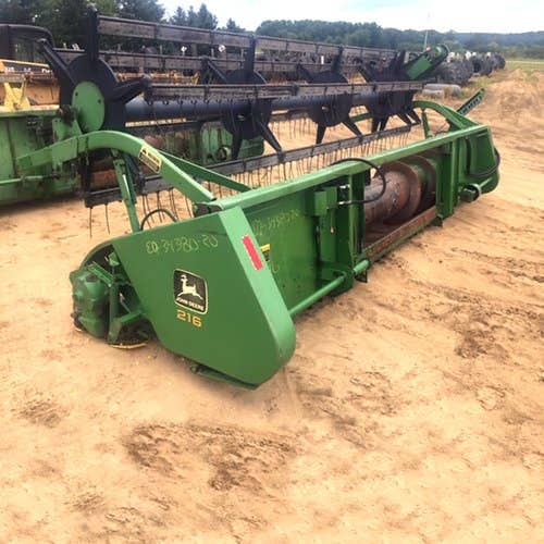 Used John Deere 216 Header parts.