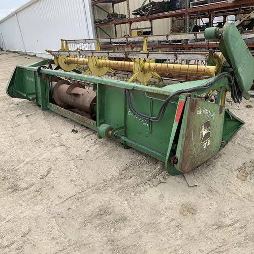 Used John Deere 216 Header parts.