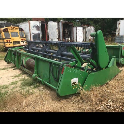 Used John Deere 218 Header parts.