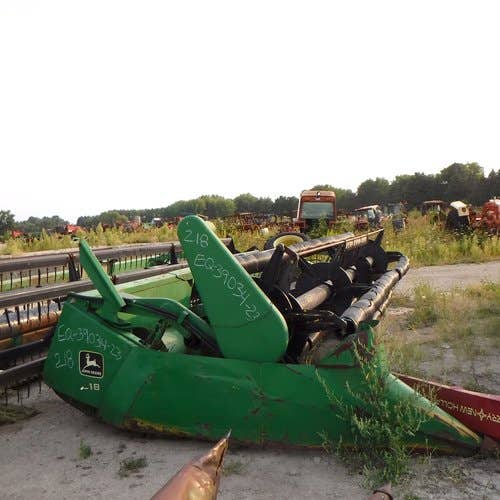 Used John Deere 218 Header parts.