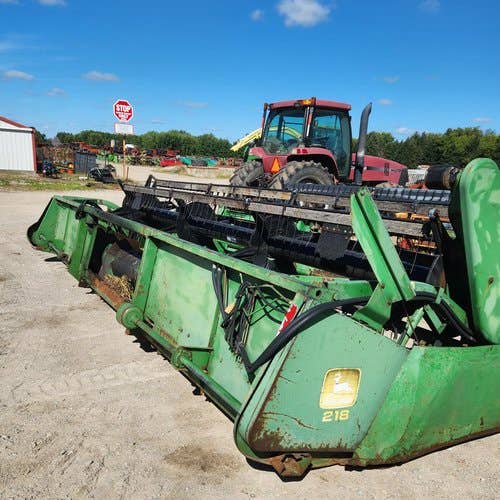 Used John Deere 218 Header parts.