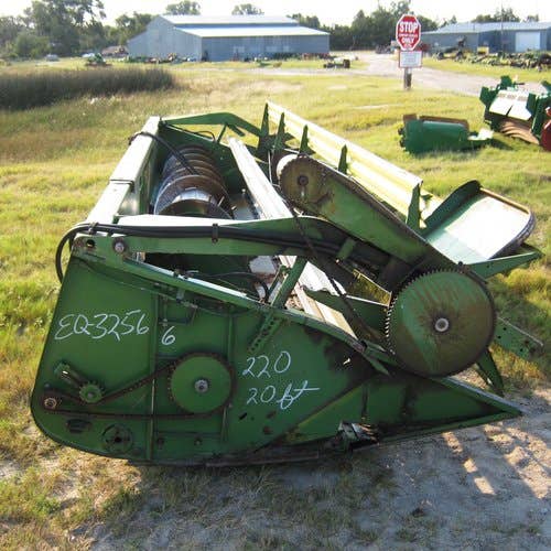 Used John Deere 220 Header parts.
