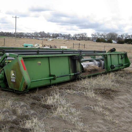Used John Deere 222 Header parts.