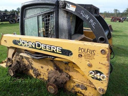 Used John Deere 240 Skid Steer Loader parts.