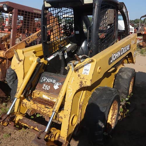 Used John Deere 240 Skid Steer Loader parts.