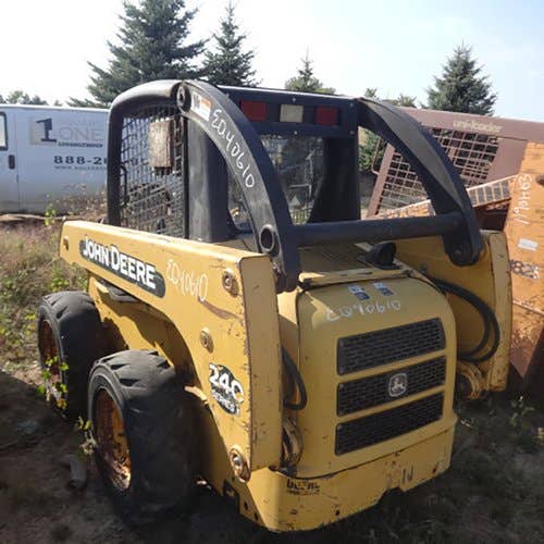 Used John Deere 240 Skid Steer Loader parts.