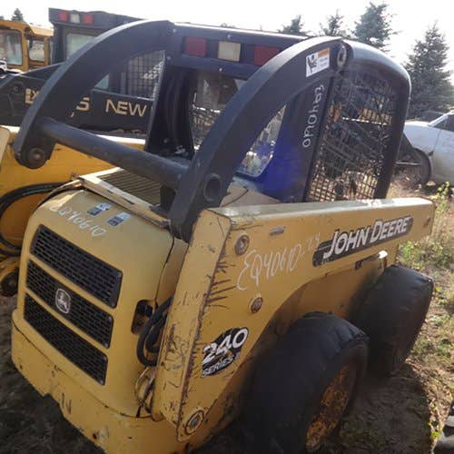 Used John Deere 240 Skid Steer Loader parts.