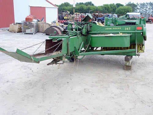 Used John Deere 24T Baler parts.