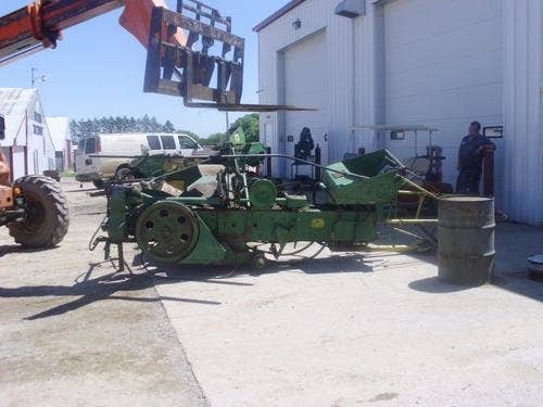 Used John Deere 24T Baler parts.