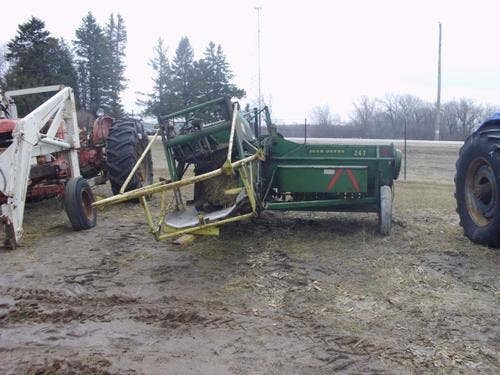 Used John Deere 24T Baler parts.