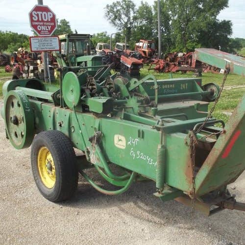 Used John Deere 24T Baler parts.