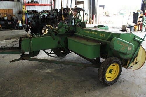 Used John Deere 24T Baler parts.