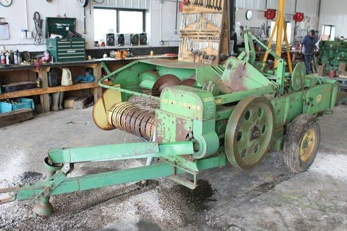 Used John Deere 24T Baler parts.