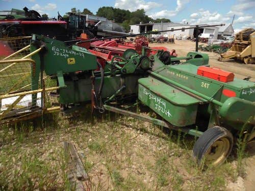 Used John Deere 24T Baler parts.