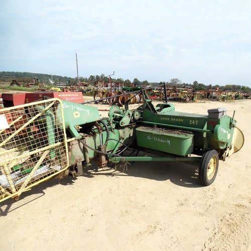 Used John Deere 24T Baler parts.