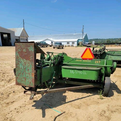 Used John Deere 24T Baler parts.