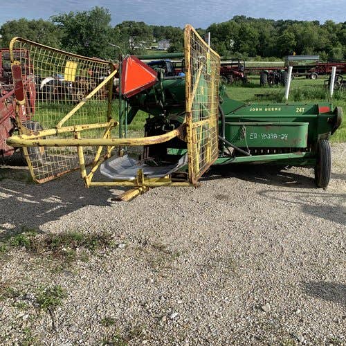 Used John Deere 24T Baler parts.