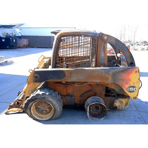 Used John Deere 250 Skid Steer Loader parts.