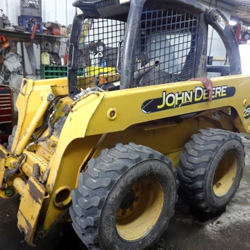 Used John Deere 250 Skid Steer Loader parts.