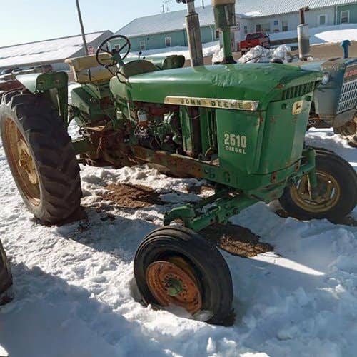 Used John Deere 2510 Tractor parts.