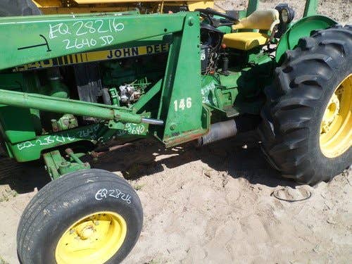Used John Deere 2640 Tractor parts.