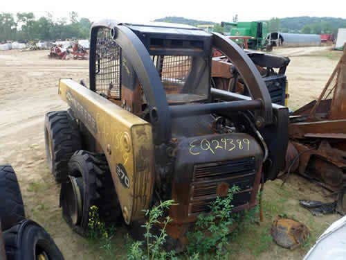 Used John Deere 270 Skid Steer Loader parts.