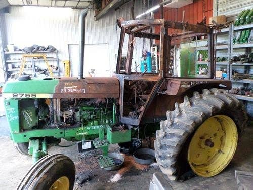 Used John Deere 2755 Tractor parts.