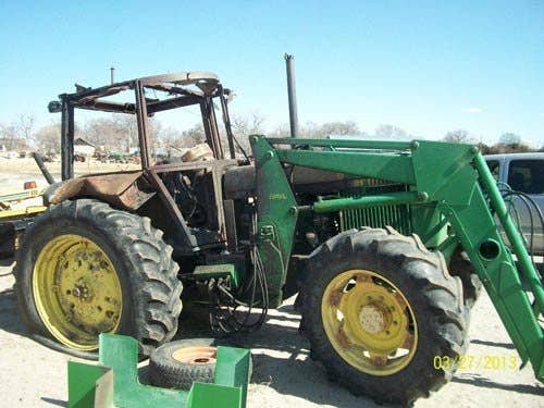 Used John Deere 2950 Tractor parts.