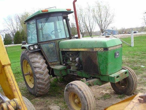 Used John Deere 2950 Tractor parts.